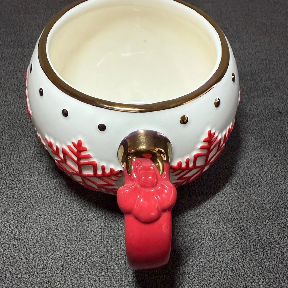 Williams Sonoma Ornament Figural Mugs Set of 4